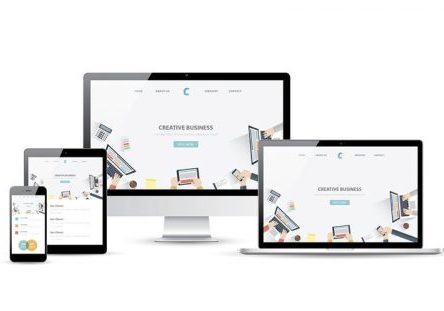 responsive web design and website development vector devices